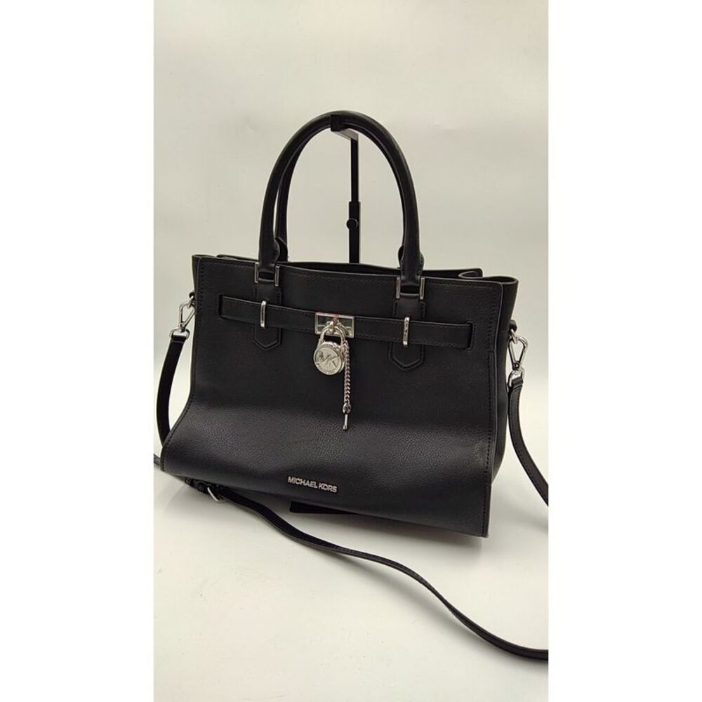 Michael Kors Black Leather Tote Bag New